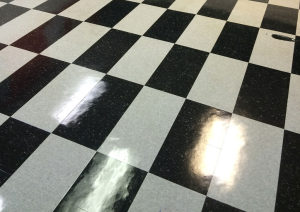 vinyl commercial composite tile floor refinishing Detroit